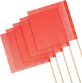 Safety Flag 12 Pack 18 x 18 in Mesh Oversize Load Flags - High