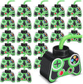Video Game Party Cups 24 Pack - 10oz Gamer Cups with Lid & Straw