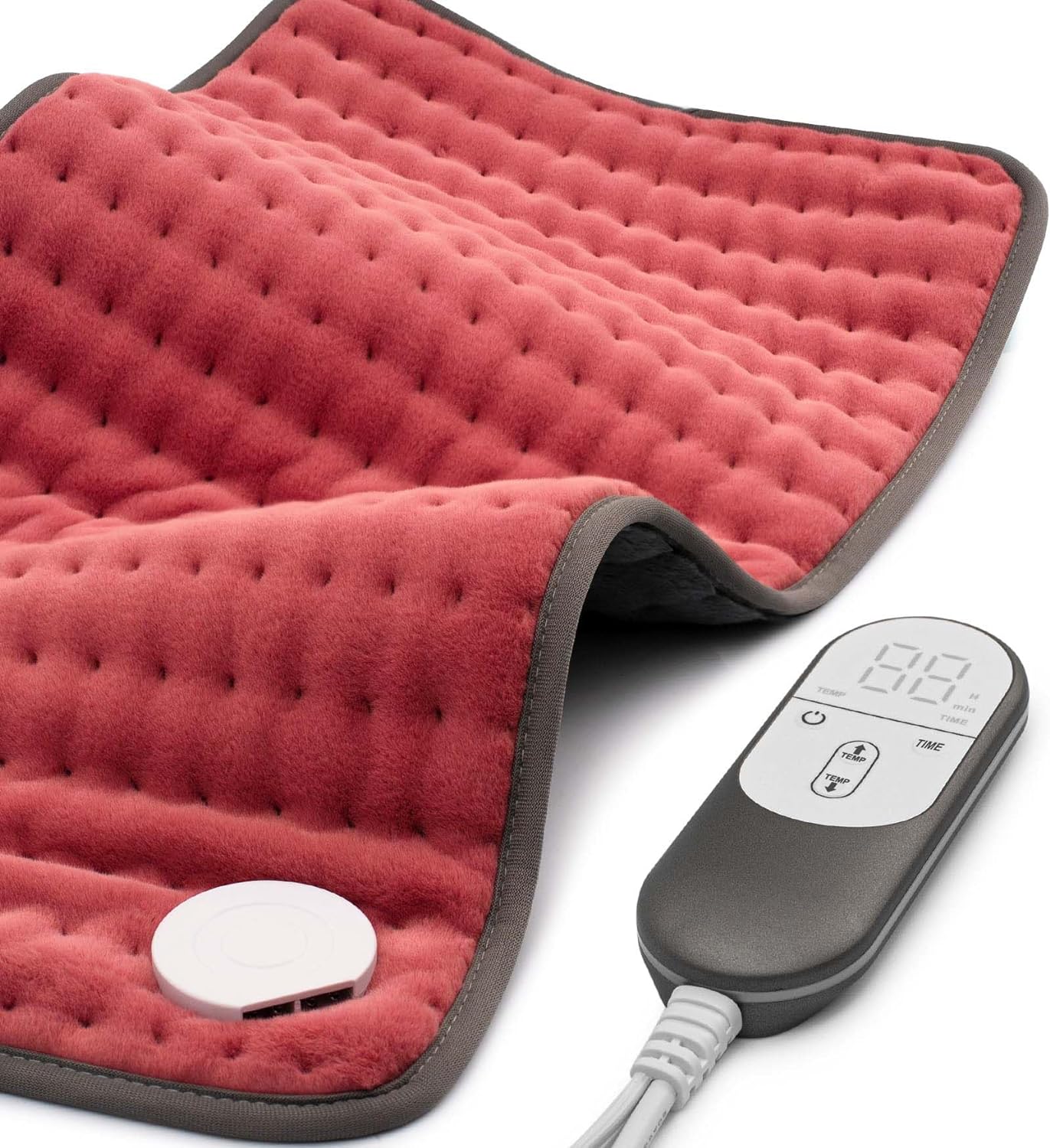 Extra Large Heating Pad for All Pain Relief Needs - Auto-off, Washable, Moist/Dry Heat Options - Gifts for Christmas