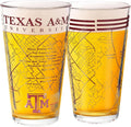 University of Texas A&M Aggies College Pint Beer Glasses Set