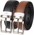 Dockers Men's Two-in-One Reversible Stretch Belt - Everyday Dress