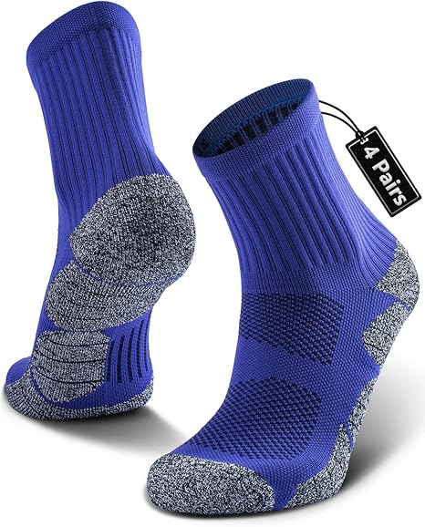 Cushioned Compression Sport Quarter Socks for Men Women Youth