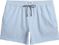 Men's Seersucker Swim Trunks 5.5 in Beach Shorts - Quick Dry Comfort