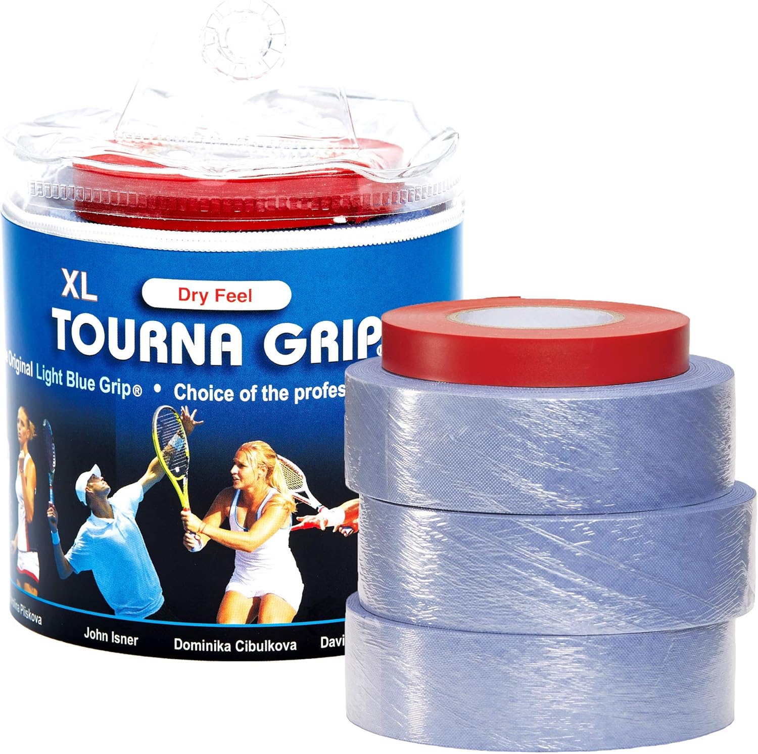 Tourna Grip XL Original Dry Feel Tennis Grip for Professionals