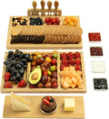 Charcuterie Board Cheese Tray Set with Knives and Bowls Gift