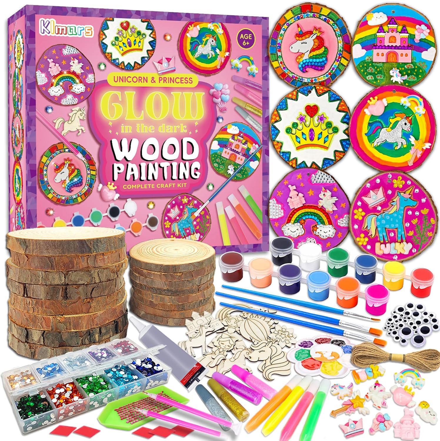 Unicorn Glow Painting Kit for Kids 5-12