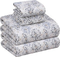 RUVANTI Flannel Sheets Queen Size - Soft, Warm 4-Piece Set