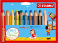 STABILO Multi-Talented Pencil woody 3 in 1 - Pack of 10 Assorted
