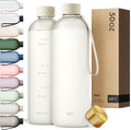 50oz Water Bottle White - Lightweight Shatterproof Travel Bottle
