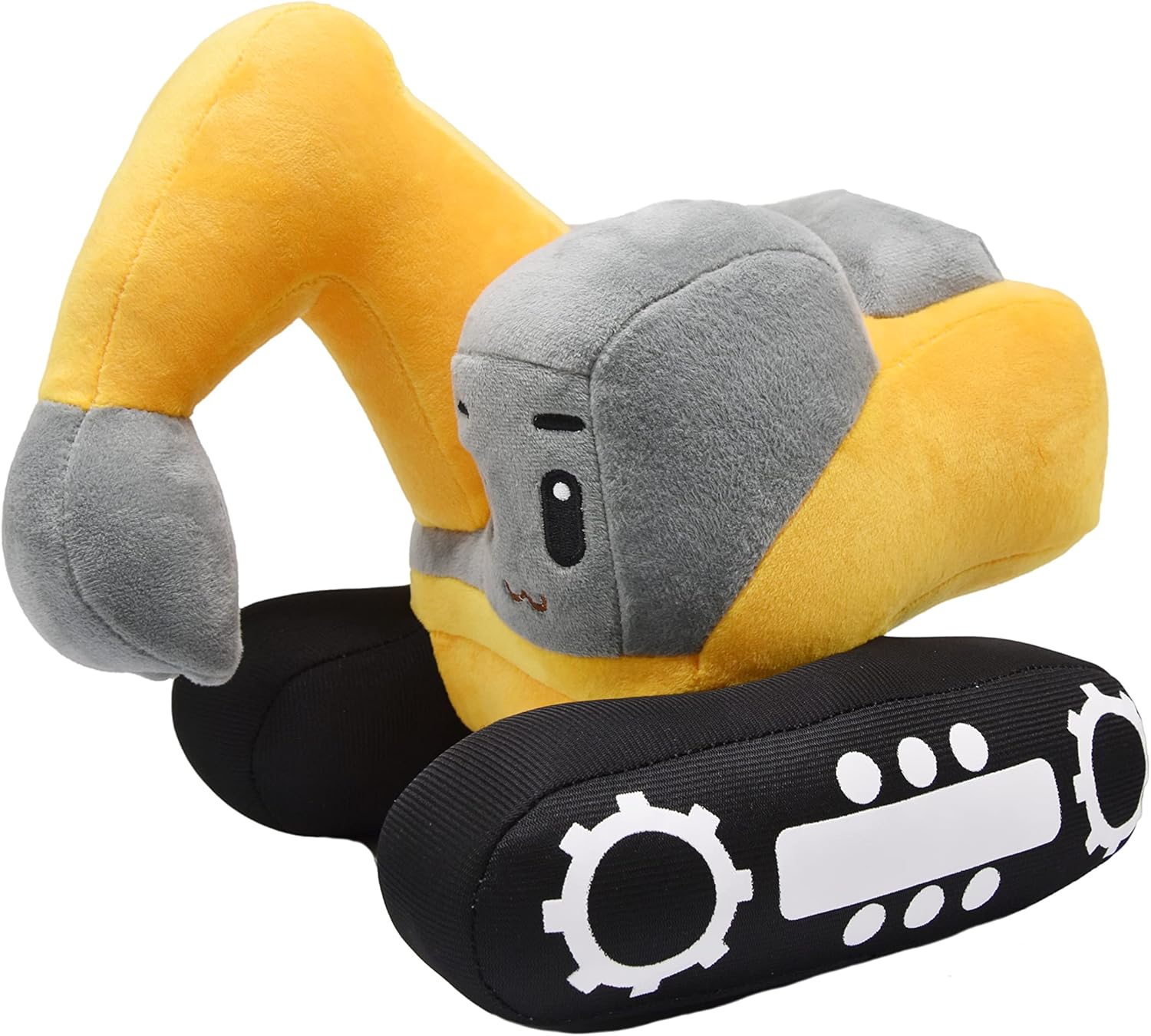Soft Excavator Stuffed Toy for Kids - Cute Plush Digger Truck