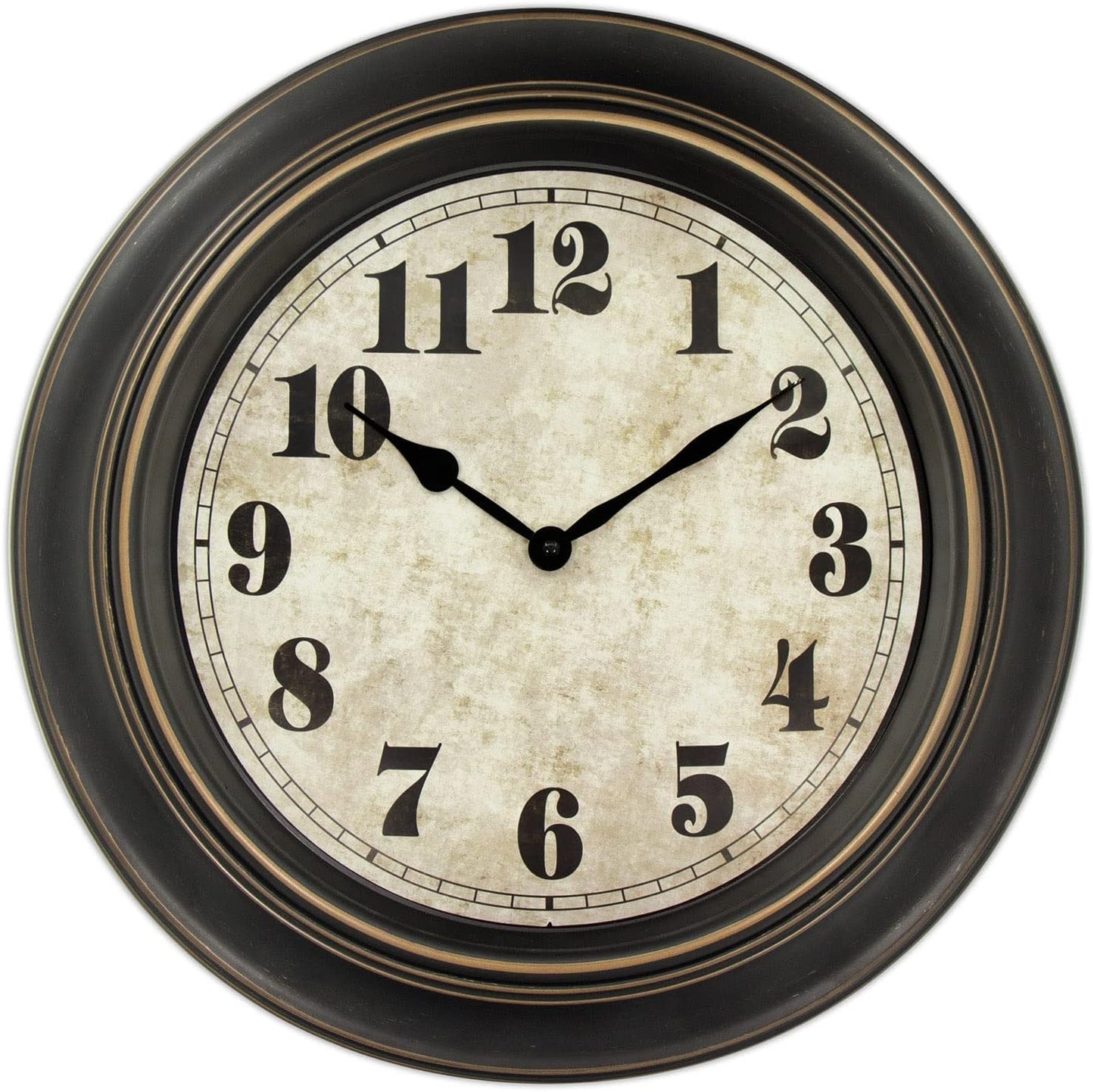 Silent Non Ticking Retro Wall Clock for Home Decor and Office