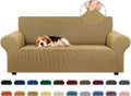 KEKUOU Stretch Loveseat Sofa Cover for 2 Cushion Couches