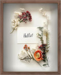 FrameWorks 16 in x 20 in Dark Oak Wooden Shadow Box Frame - Clean