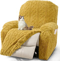 Recliner Chair Covers 4-Piece Slipcover for Single Seat - Soft Stretch