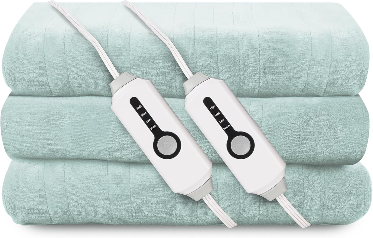 Electric Heated Blanket King Size 90x100 Soft Coral Fleece