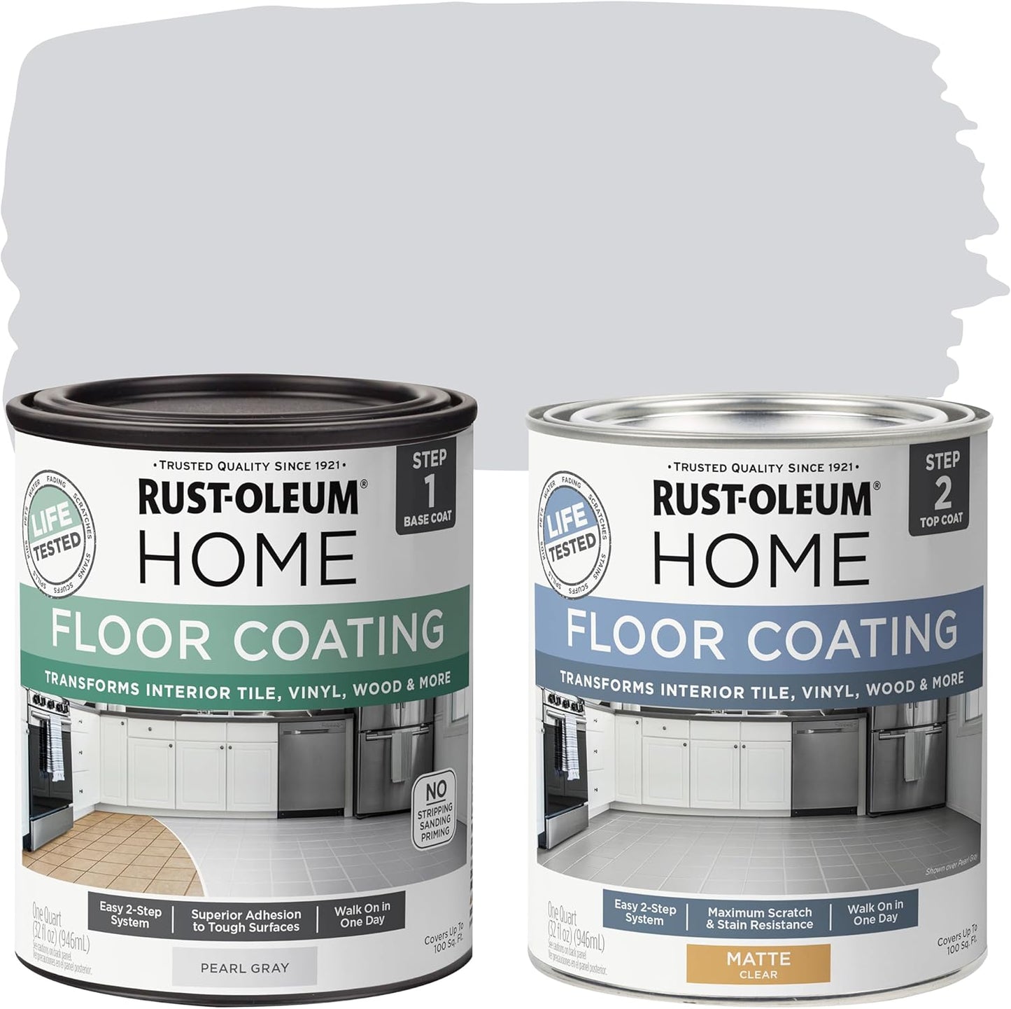Rust-Oleum Home Interior Floor Coating Kit for Easy Updates