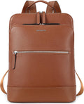 Leather Laptop Backpack for Women 15.6 in - Durable Everyday Carry