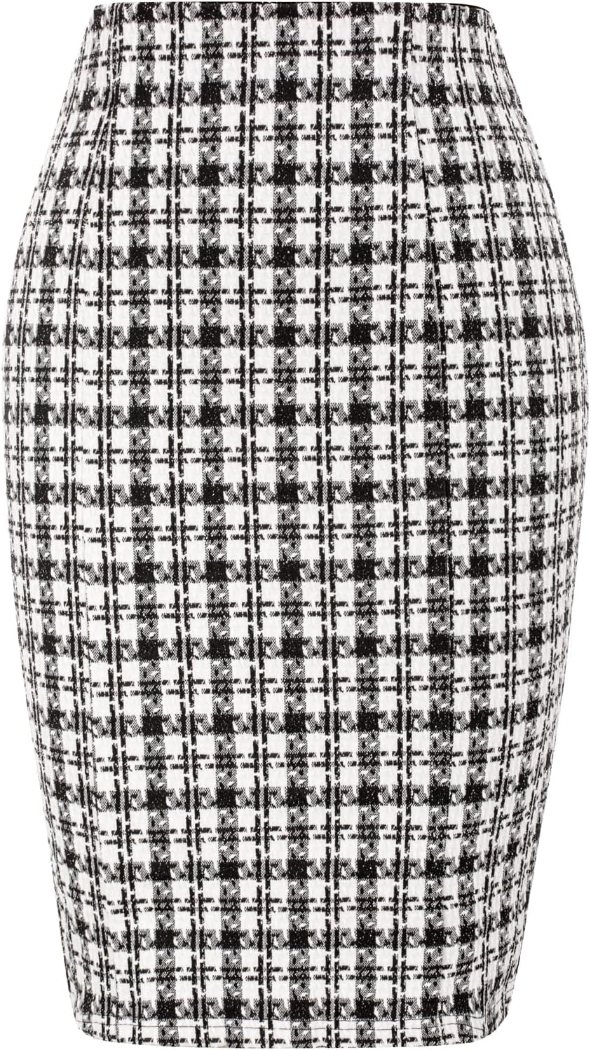 Kate Kasin Womens Knee Length Bodycon Pencil Skirt for Elegance