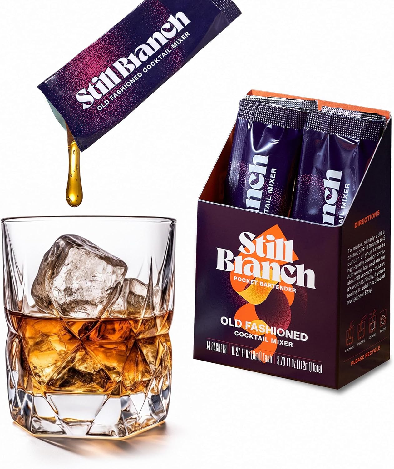 Handcrafted Old Fashioned Cocktail Mix Sachets