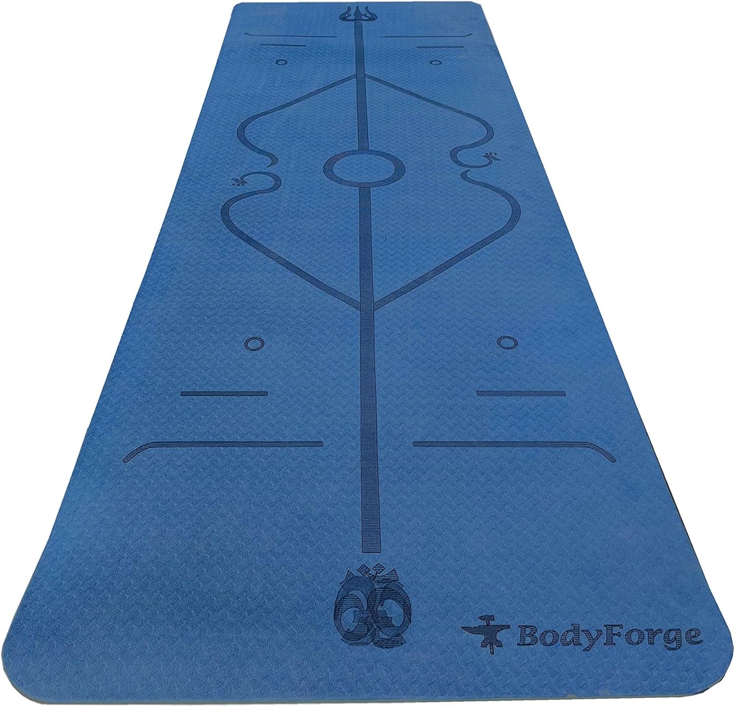 Extra Thick Non-Slip Yoga Mat - Alignment Marks - Eco-Friendly - $averPak