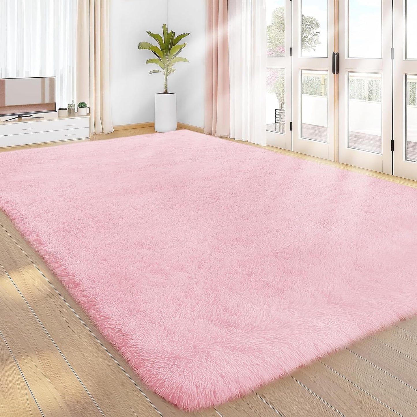 Sour Lemon 8x10 Area Rugs for Bedroom and Living Room Decor