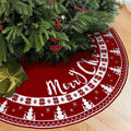 72 Inch Christmas Tree Skirt for 7.5 to 12 ft Trees