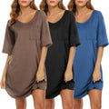 Ekouaer Women's Oversized Nightgowns for Chic Sleepwear Comfort