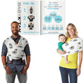 Original Baby K'tan Cotton Baby Carrier - Slip-On Wrap for Newborns