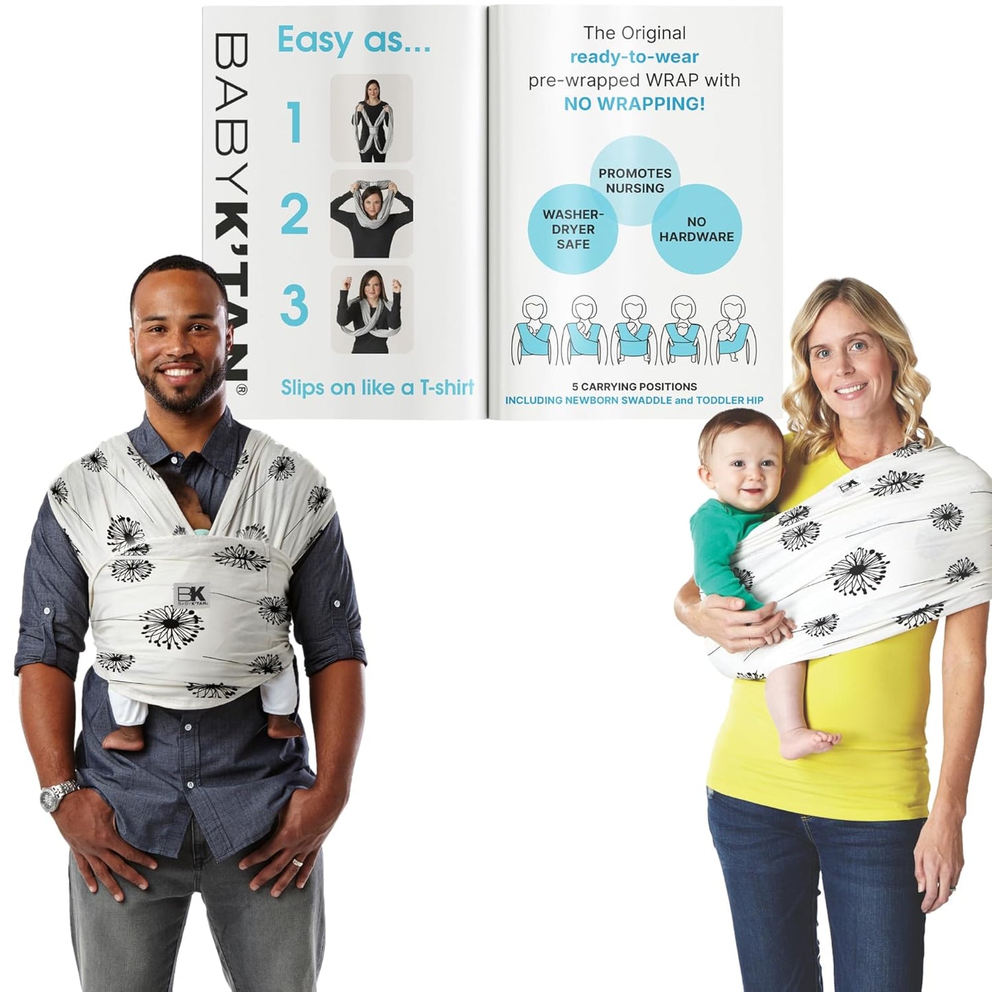 Original Baby K'tan Baby Carrier: The Best Hands Free Wrap