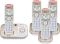 AT&T Cordless Phones for Home with Answering Machine - 4 Handsets