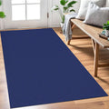 EARTHALL Woven Area Rug 3x5 ft Royal Blue/Navy - Durable Washable