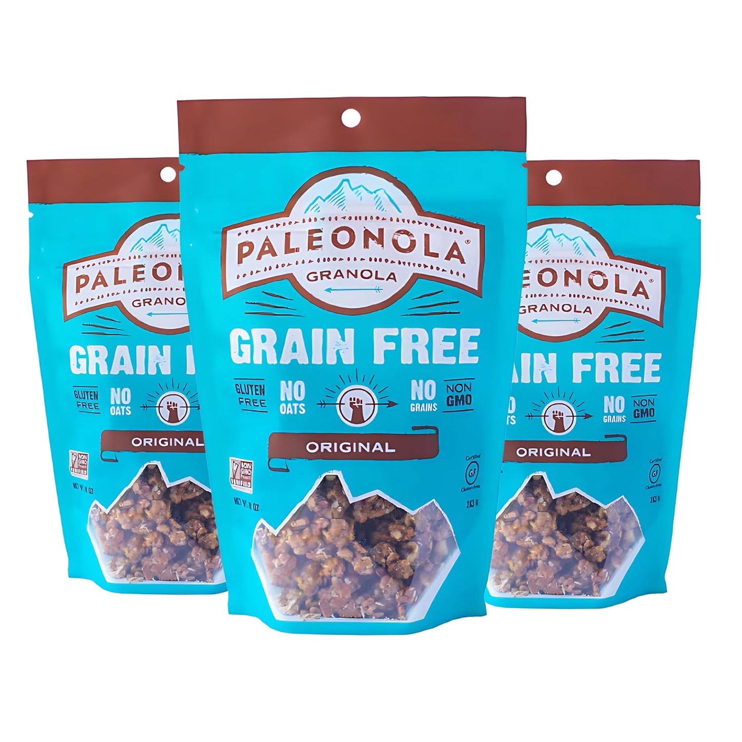 Paleonola Grain Free Granola Original Flavor, 3 Pack, 10 Oz