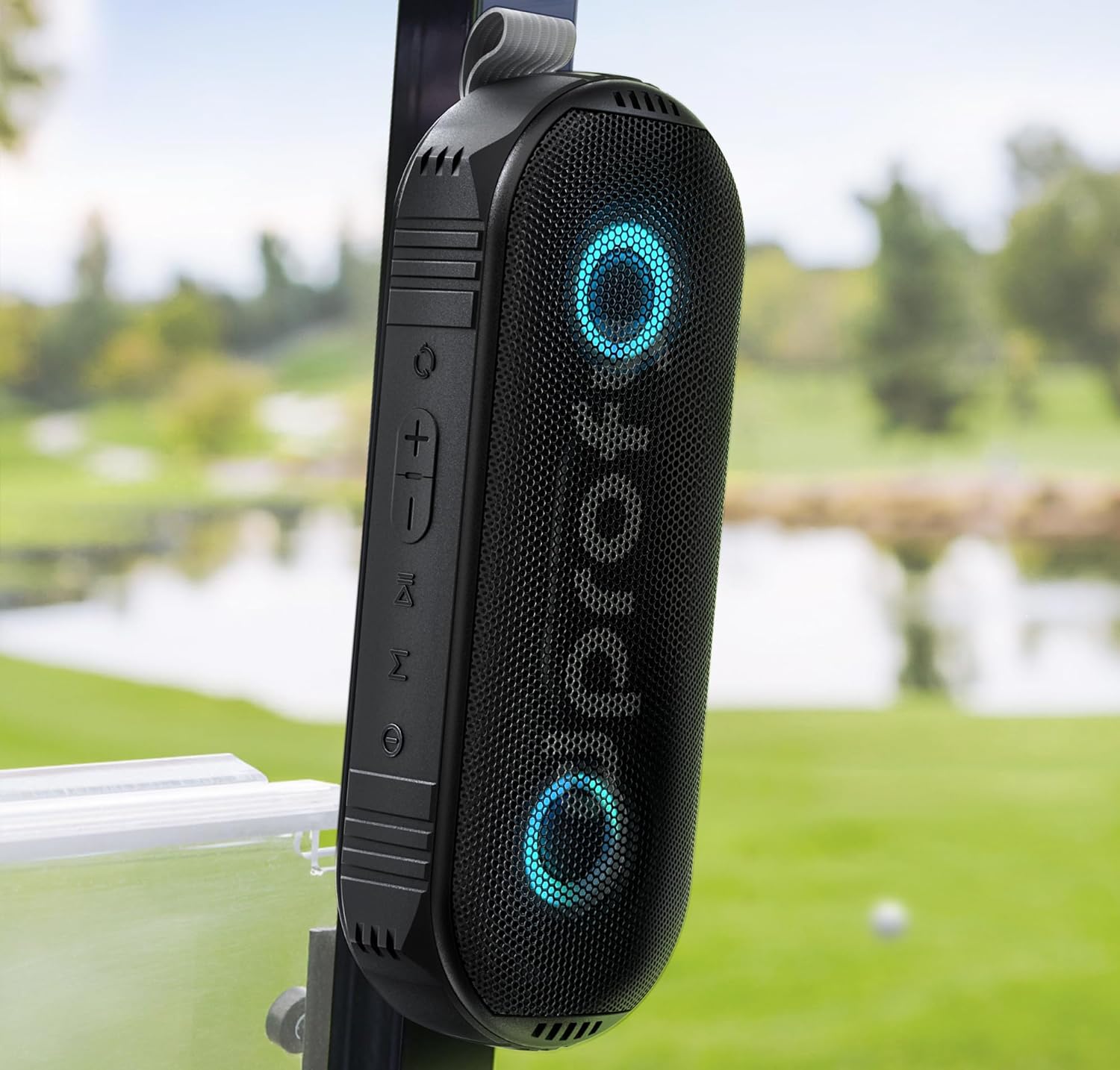 Dprofy Magnetic Bluetooth Golf Speaker: Rich Bass!