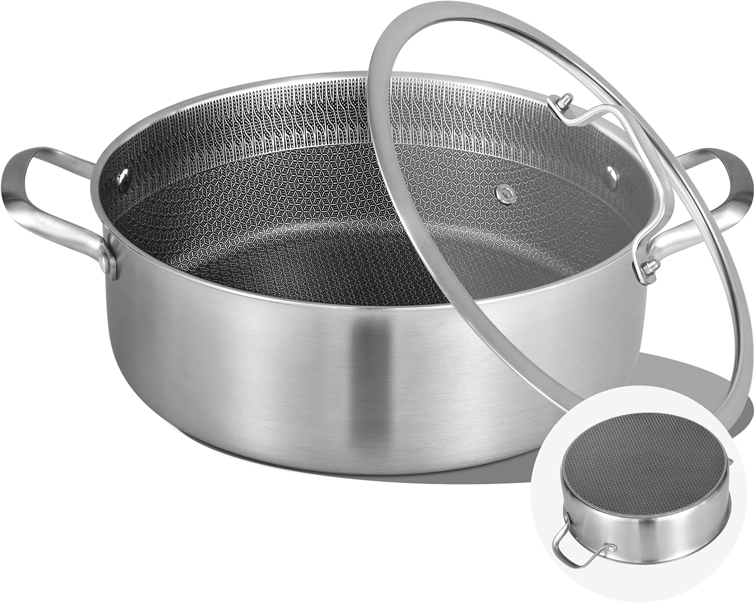7 QT Hybrid Tri-Ply Stainless Steel Non Stick Saute Pan Review