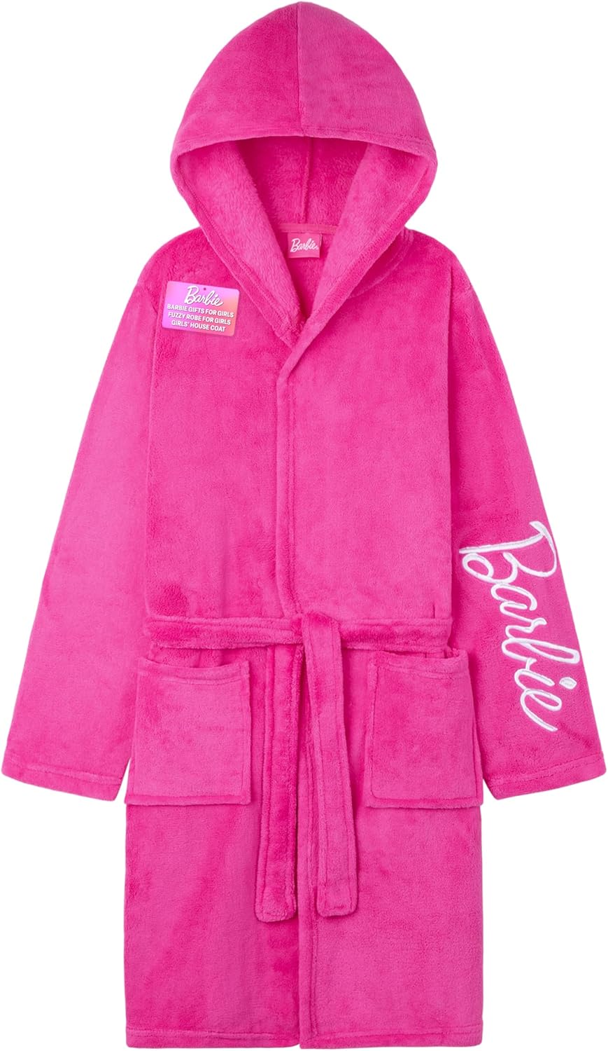 Get Trend Fleece Bathrobe for Girls: Cozy Hooded Loungewear