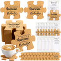 Hushee Employee Appreciation Puzzle Coasters Set (60 Pcs) - Thoughtful