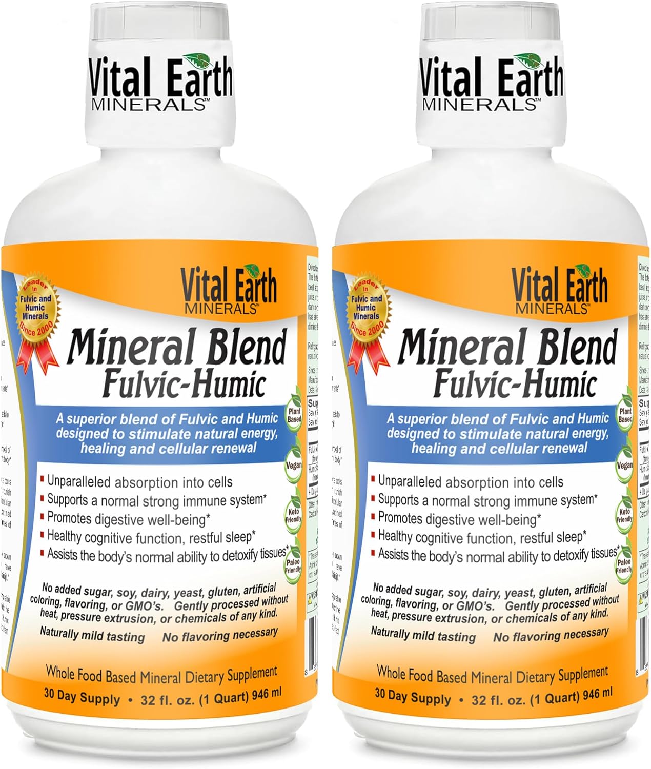 Fulvic Humic Mineral Blend Liquid for Energy and Balance