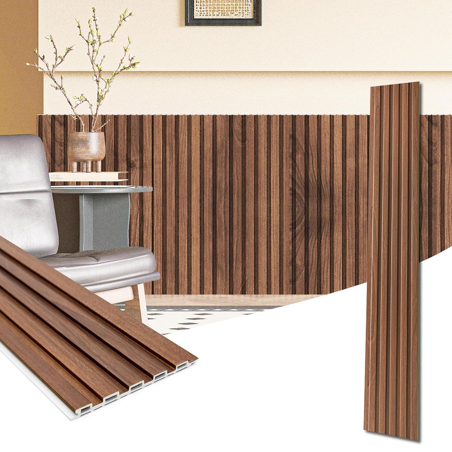 Art3d WPC Wainscoting Panels for Stunning Interior Decor