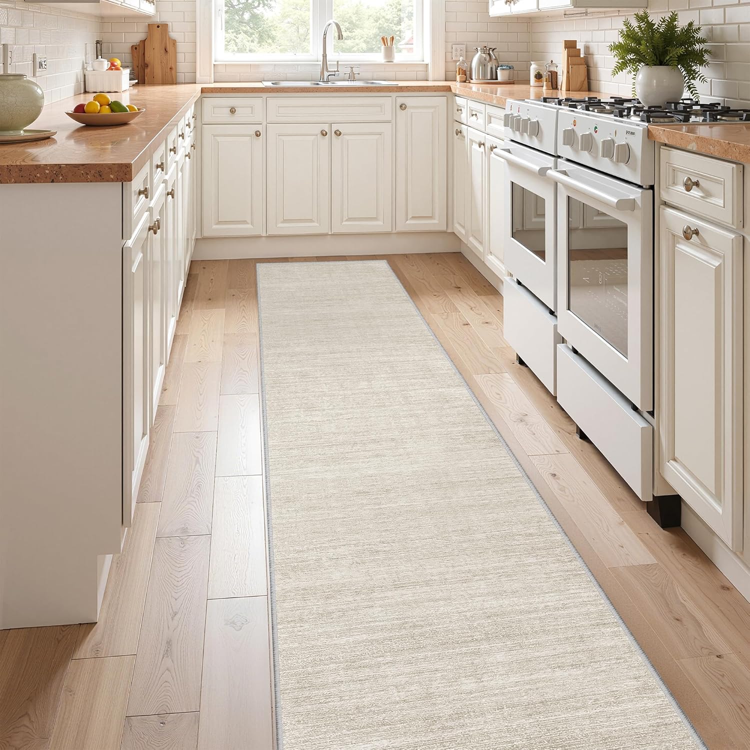 Valenrug Washable Rugs 2x10 - Stain Resistant Non Slip Area Rug