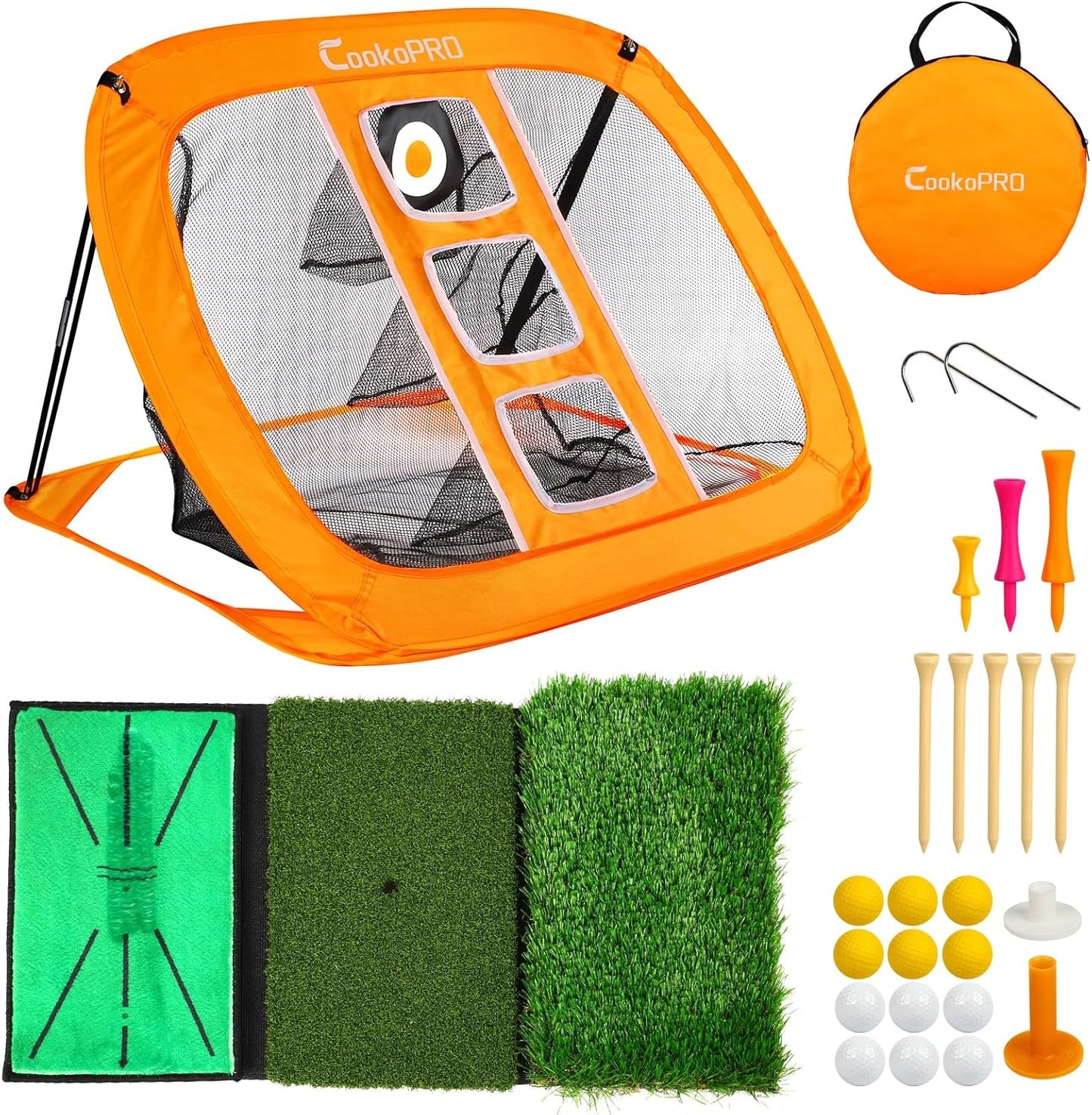 Ultimate Golf Chipping Set for Indoor & Outdoor Practice