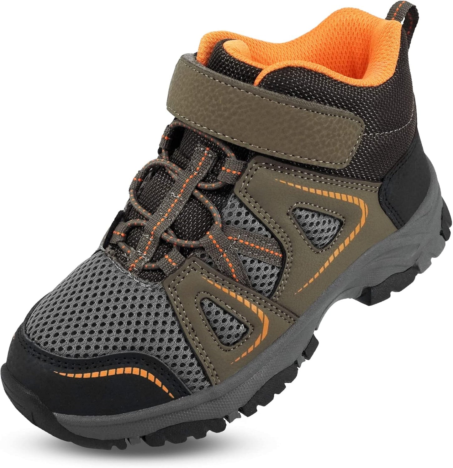 YESKIS Kids Trail Running Shoes - Slip Resistant Comfort
