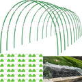 Garden Hoops for Raised Beds Wide 60pcs - Adjustable Fiberglass Grow