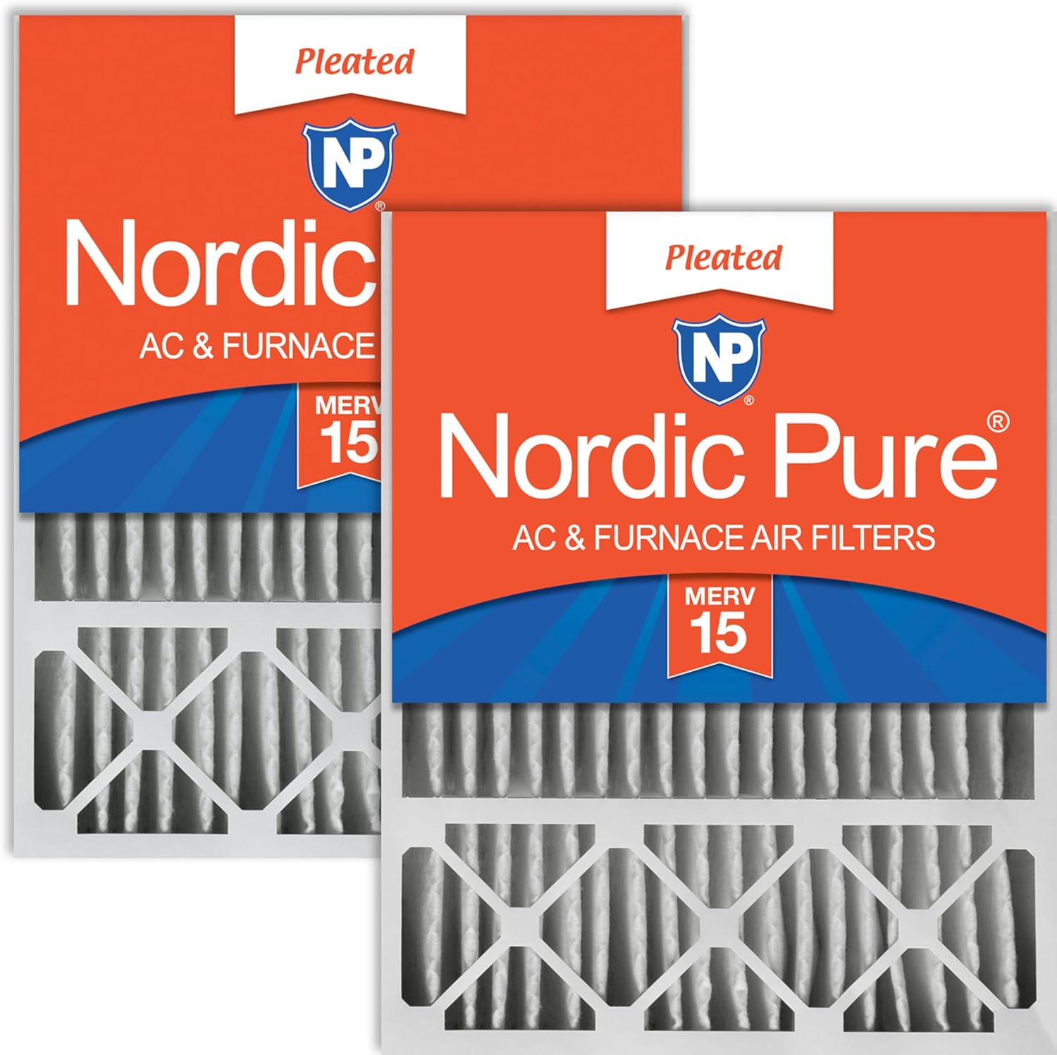 Nordic Pure 20x25x5 MERV 15 Air Filters for Superior Filtration