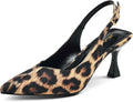 Elisabet Tang Kitten Heel Slingback Pumps 3 in - Elegant Low Heel