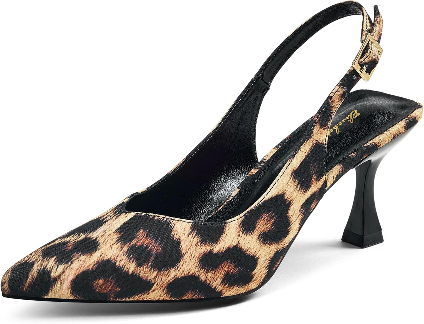 Elisabet Tang Women's Kitten Heel Slingback Low Pumps for Style