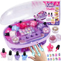 Kids All-in-One Nail Art Kit - Fast Dry & Sparkling Nails!