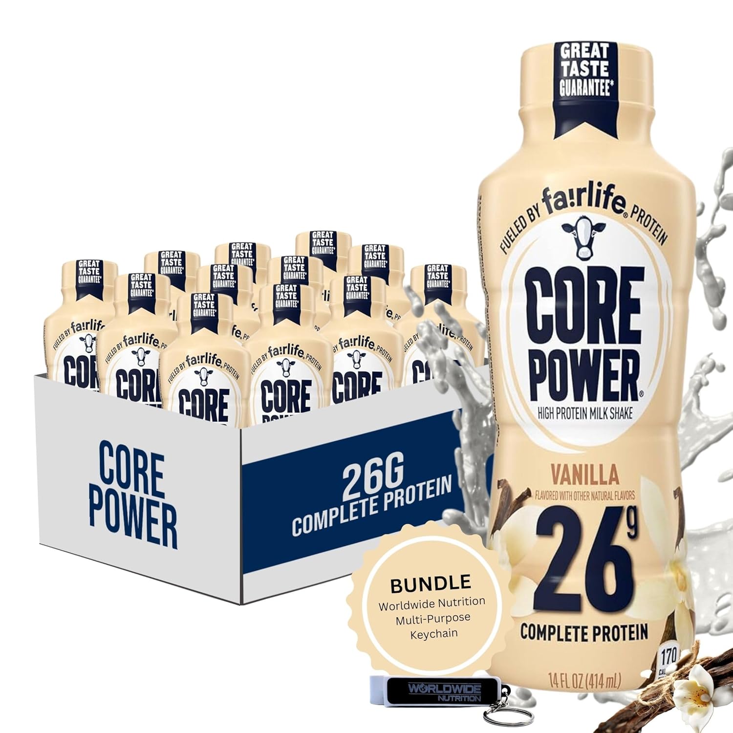 Core Power Protein Shakes Bundle + Gift