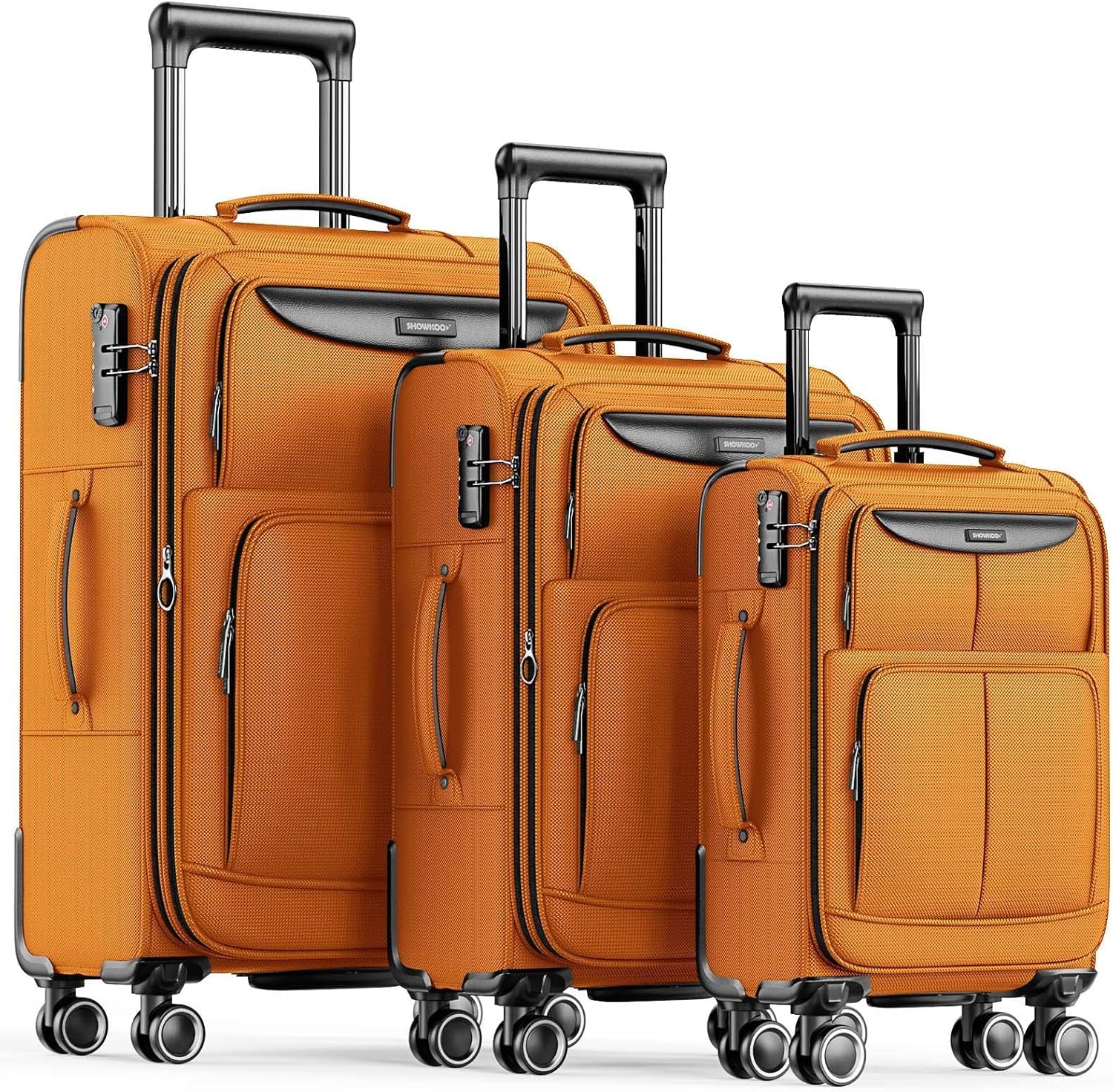 SHOWKOO Luggage Sets: Durable Softside Suitcase Collection