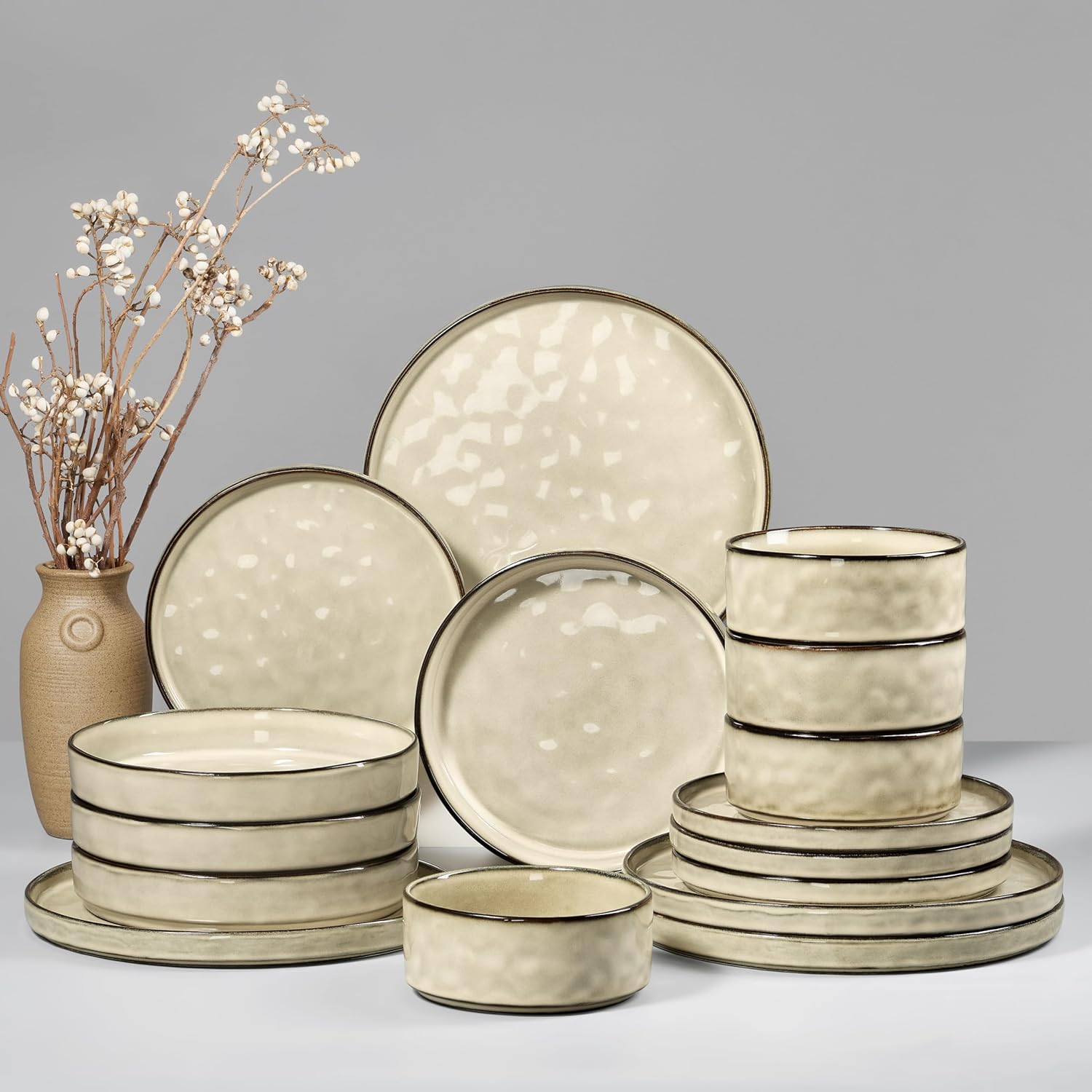 HaWare 16-Piece Dinnerware Set for Stylish Dining Experience