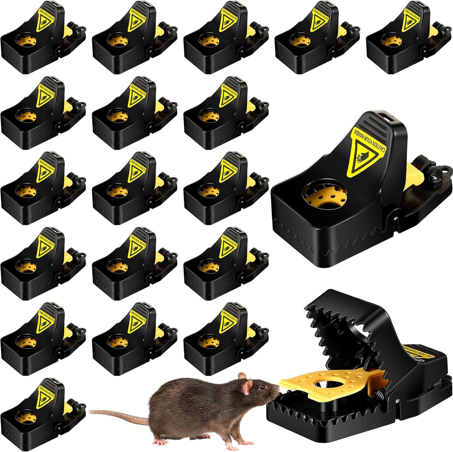 20 Pack Quick & Safe Mouse Traps - Kittmip